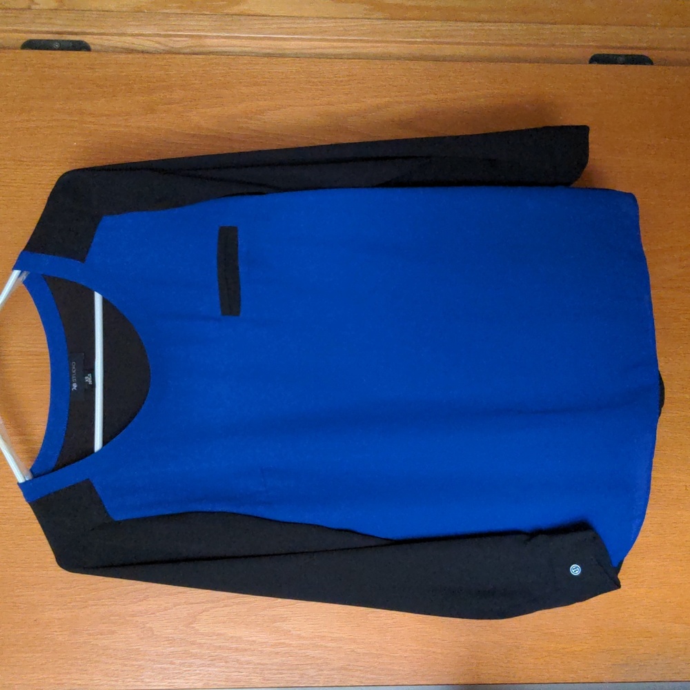 AB Studio two toned blouse